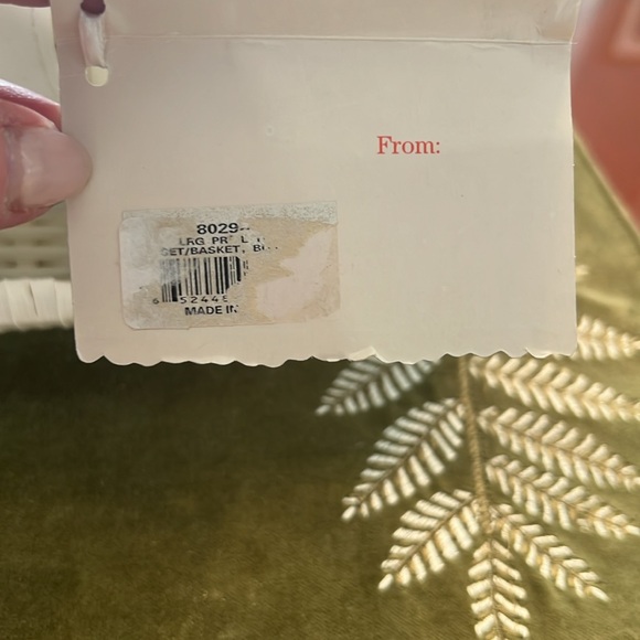 Vintage, MCM. ￼ children’s five and over, porcelain tea set, with basket. - Picture 13 of 13